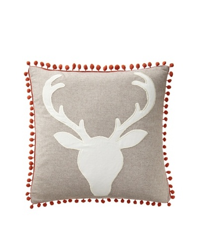 Blissliving Home Oh Deer Pillow, Multi