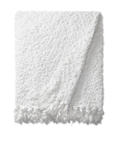 Blissliving Home Temi Throw, Snow White