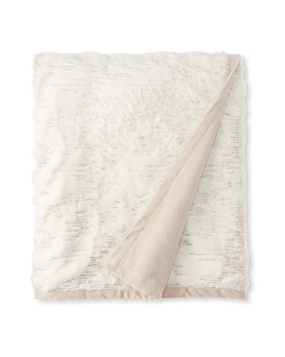 Blissliving Home Chateau Throw, Cream, 50 x 60