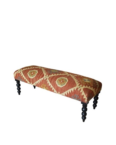 Boheme Collection Wooden Bench , Multi