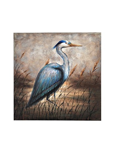 Bombay Company Blue Egret Canvas Art