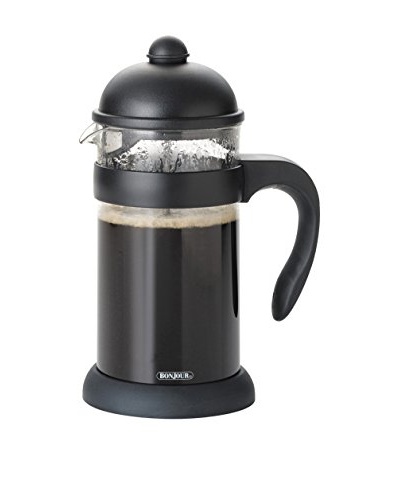 BonJour Hugo 8-Cup Unbreakable French Press, Black