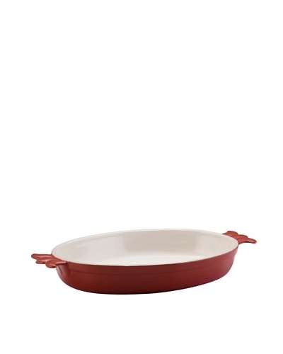 Bonjour Stoneware 3-Qt. Oval Au Gratin Baker