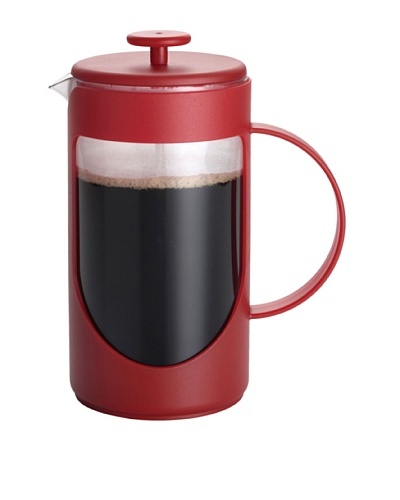 BonJour Ami-Matin Unbreakable BPA-Free French Press [Rouge Red]