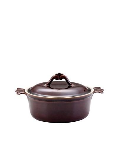 3.5 Qt. Stoneware Casserole Dish, Chocolate