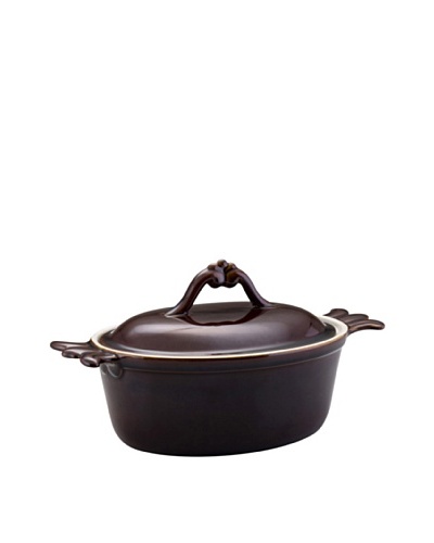 Bonjour Covered Round Casserole [Chocolate Brown]