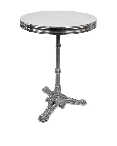 Bonnecaze Absinthe & Cuisine French-Style Aluminum Bistro Table