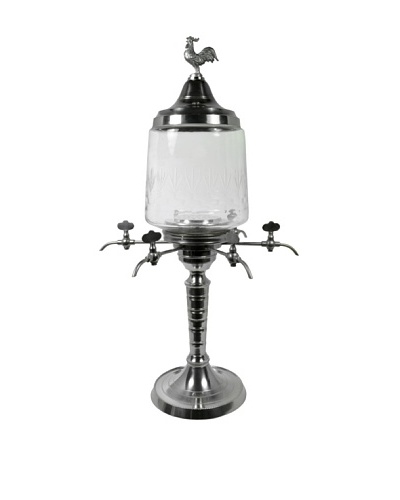 Bonnecaze Absinthe & Cuisine Six-Spout Rooster Absinthe Fountain