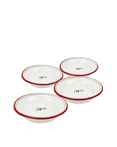 Bonnecaze Absinthe & Cuisine Set of 4 Deep Porcelain Absinthe Saucers