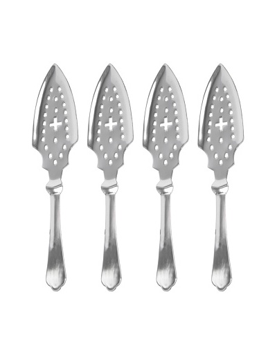 Bonnecaze Absinthe & Cuisine Set of 4 Swiss Cross Absinthe Spoons