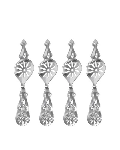 Bonnecaze Absinthe & Cuisine Set of 4 Flower Absinthe Spoons