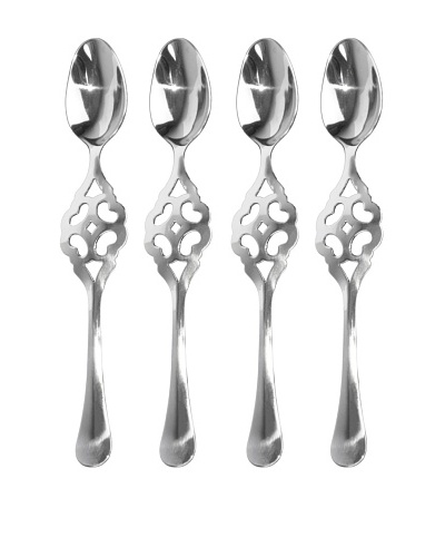Bonnecaze Absinthe & Cuisine Set of 4 Hearts Absinthe Spoons