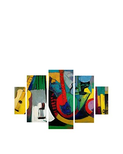 Boyer Strings 5-Panel Canvas Art Set, Multi