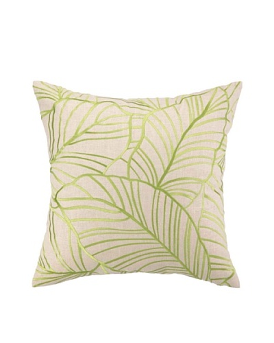 Brejer Hanalei Embellished Down Pillow, Green, 18 x 18