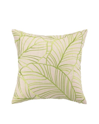 Brejer Hanalei Embellished Down Pillow, Green, 18″ x 18″