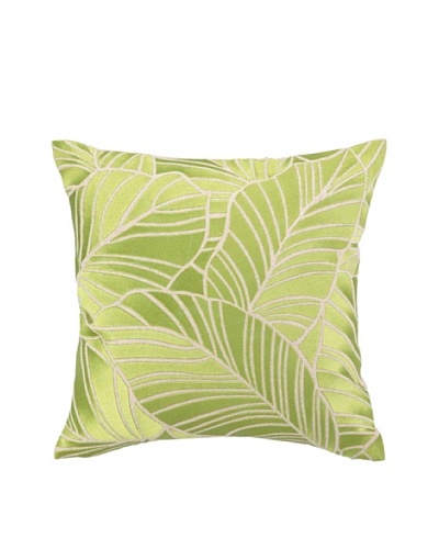 Brejer Hanalei Embellished Down Pillow, Green, 16″ x 16″As You See