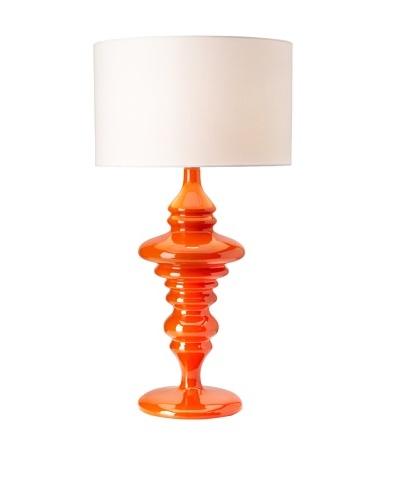 Squiggle Table Lamp, Orange
