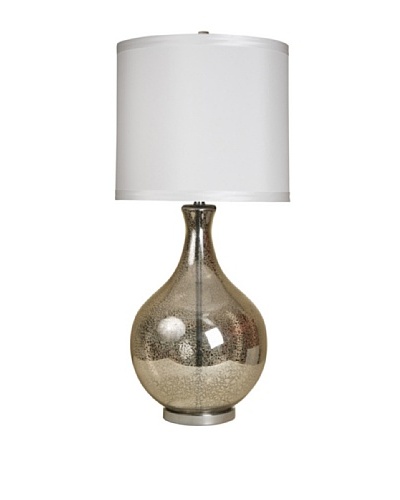 StyleCraft Large Mercury Glass Urn Style Table Lamp