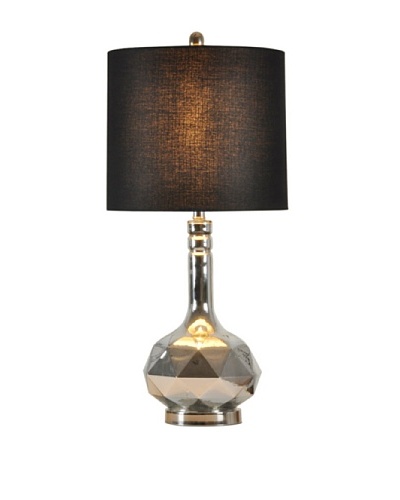 StyleCraft Glass & Metal Table Lamp