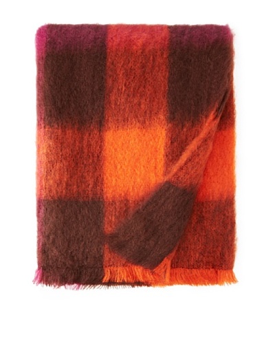 BRUN DE VIAN-TRIAN Mohair Throw, Ethnique