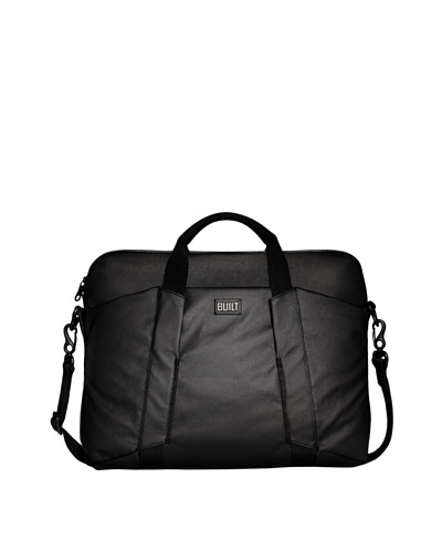 BUILT City Collection 16″ Slim Laptop Bag, Black