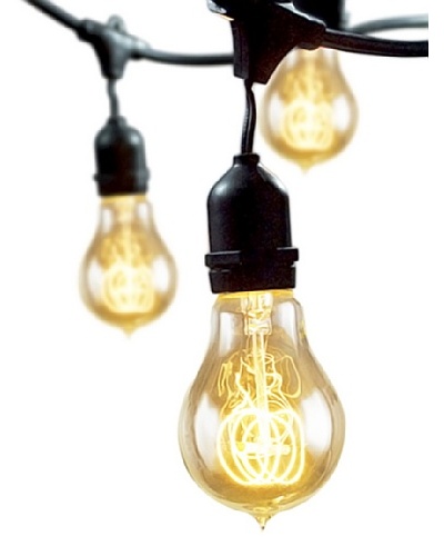 Bulbrite Nostalgic Loop Series 15-Light Indoor/Outdoor String, Vintage Amber