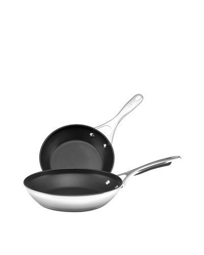 KitchenAid Gourmet Stainless Steel Nonstick 8″ & 9.5″ Skillet Twin Pack