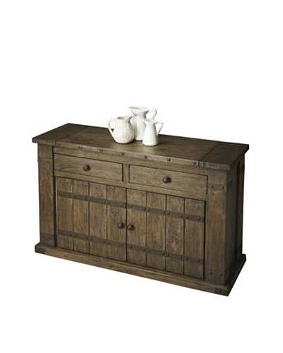 Butler Specialty Company Mountain Lodge Console Cabinet, Rustic Wood