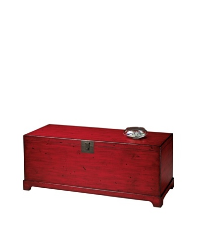 Butler Specialty Company Cocktail Trunk, Distressed RedAs You See