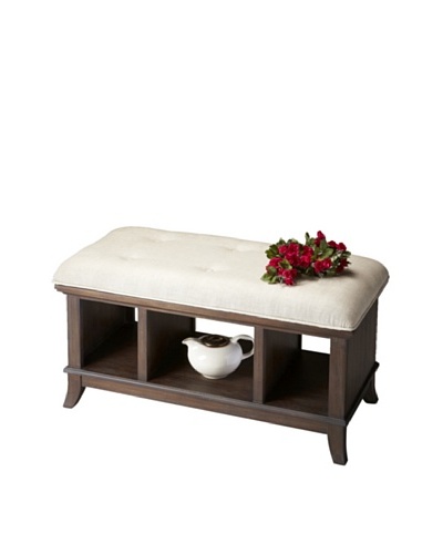 Butler Specialty Company Storage Bench, Cocoa