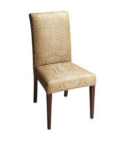 Butler Specialty Company Parsons Chair, Gold Damask