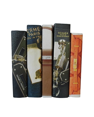 By Its Cover Decorative Reclaimed Books Designer Bag Series I, Set of 5