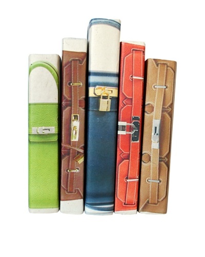 By Its Cover Decorative Reclaimed Books Designer Bag Series I, Set of 5