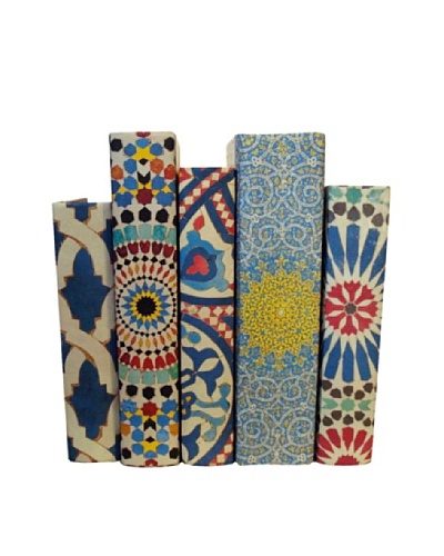 By Its Cover Hand-Rebound Set of 5 Mosaic Decorative Books, II