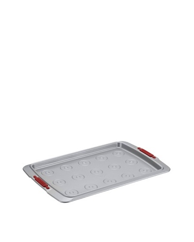 Cake Boss 11″ x 17″ Cookie Pan with Drop Zones & Silicone Grips
