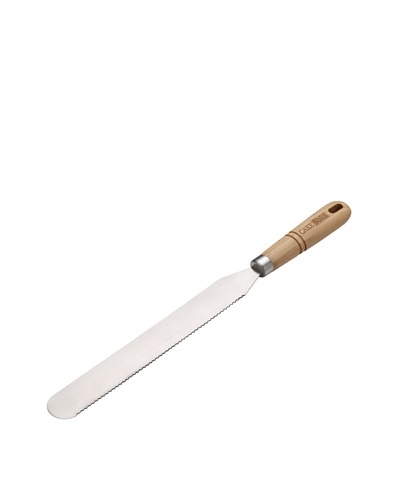 Cake Boss Beechwood 10 Stainless Steel Icing Spatula