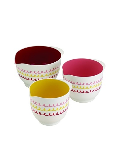 Cake Boss 3-Piece Icing Melamine Mixing Bowl Set