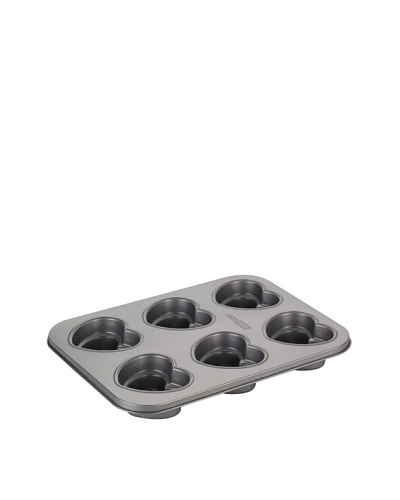 Cake Boss 6-Cup Heart Cakelette Pan