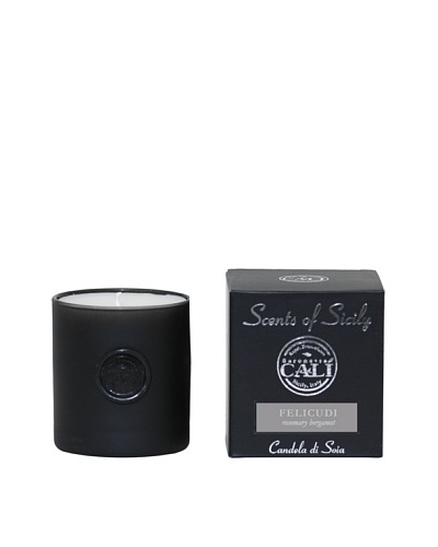 Cali Cosmetics 11-Oz. Rosemary Bergamot Candle, Black