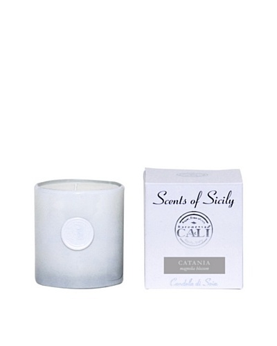 Cali Cosmetics 11-Oz. Magnolia Blossom Candle, White