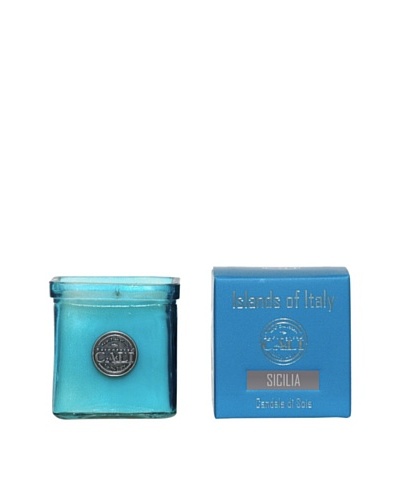 Cali Cosmetics 9-Oz. Sicilia Candle in Glass Vessel, Blue