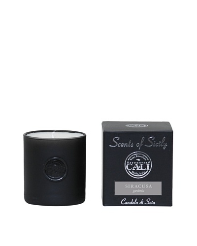 Cali Cosmetics 11-Oz. Gardenia Candle, Black