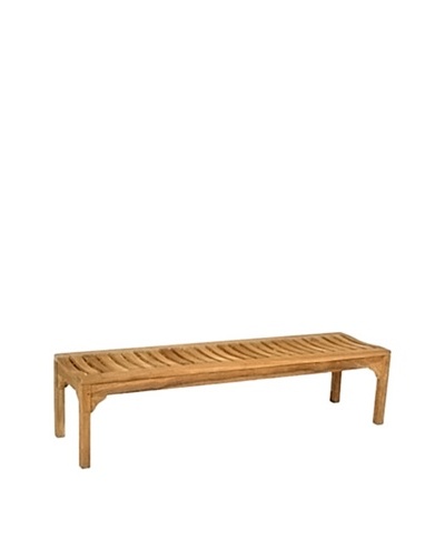 Caluco Backless Bench, Natural