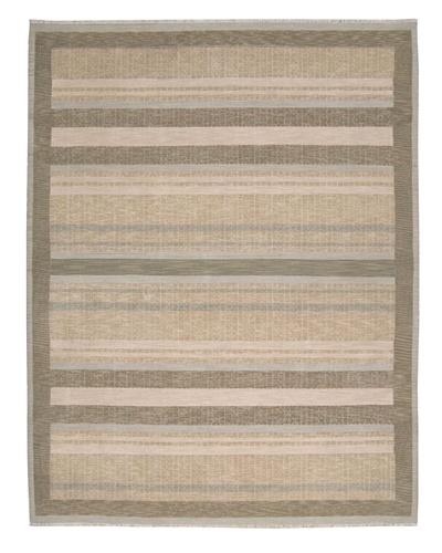 Calvin Klein Home Fielded Stripe Rug [Aloe]