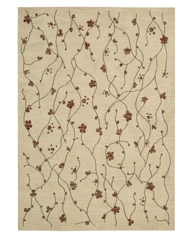 Calvin Klein Home Woven Textures Rectangle Rug [Beige]