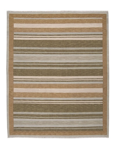 Calvin Klein Home Fielded Stripe Rug [Fern]