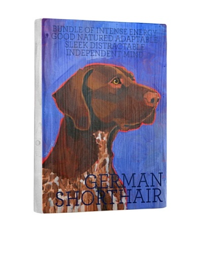 Ursula Dodge German Shorthair Reclaimed Wood Portrait