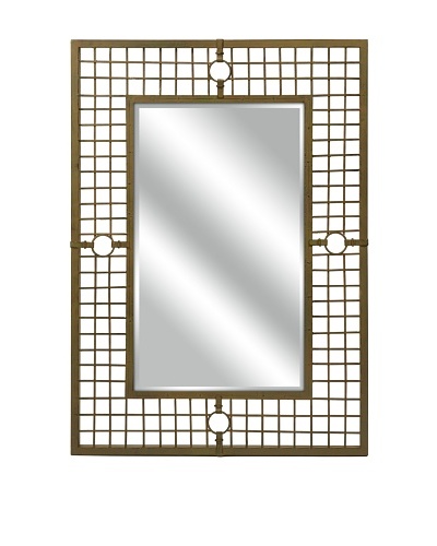 Carolyn Kinder Tabora Wall Mirror, Dark Brass