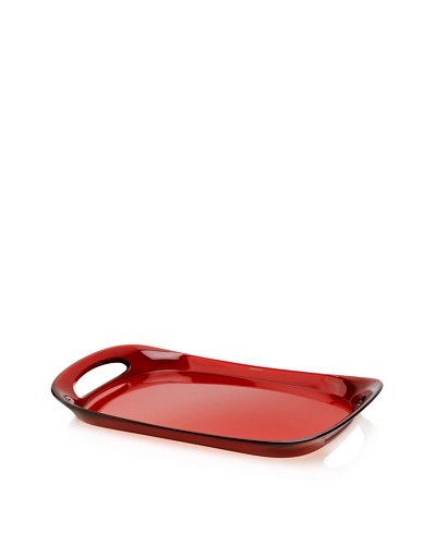 Casa Bugatti Glamour Serving Tray, Red