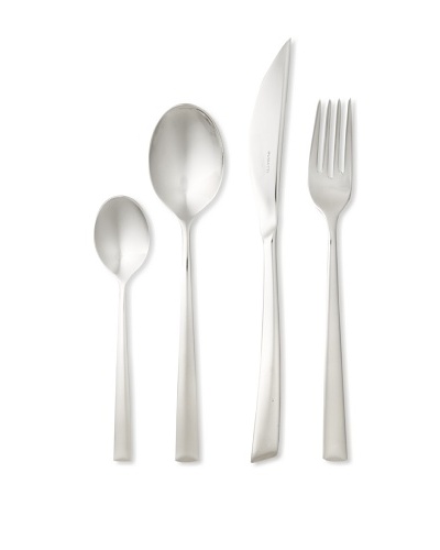 Casa Bugatti 24-Piece Caprera Flatware Set, Silver